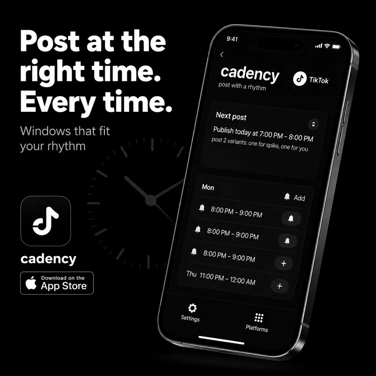 cadency app screenshot